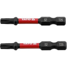 Насадка отверточная ударная "TORX" T25х50мм шпиндель HEX 1/4" YATO 2шт. YT-78054