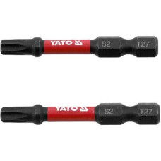 Насадка отверточная ударная "TORX" T27х50мм шпиндель HEX 1/4" YATO 2шт. YT-78055