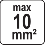 Ножиці для електриків HD INOX до Ø10 мм2 YATO 150 мм YT-19744