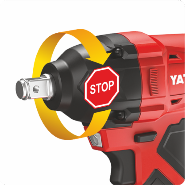 Гайковерт ударний акумуляторний YATO 18В Li-Ion 1/2" 350 Нм (без акумулятора) YT-827792