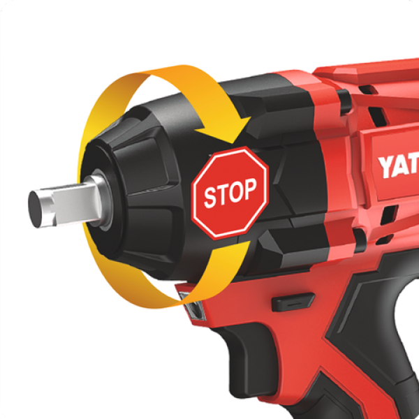 Гайковерт ударний акумуляторний YATO 18В Li-Ion 1/2" 850 Нм (без акумулятора) YT-827793