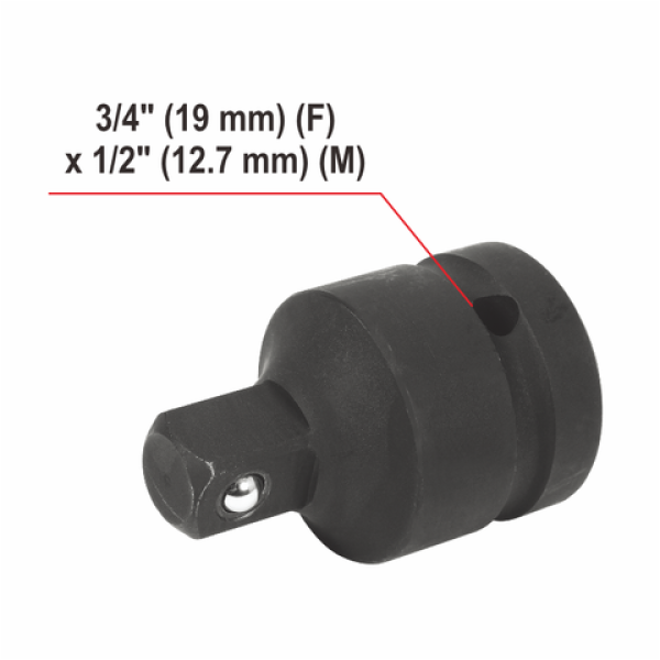 Гайковерт ударний акумуляторний YATO 18В Li-Ion 3/4" 2400 Нм (без акумулятора) YT-828074