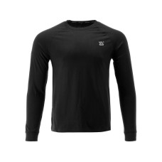 Футболка з довгим рукавом чорна серії LONGSLEEVE YATO 100% бавовна розмір S — 3XL YT-78830