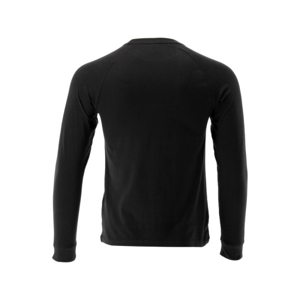 Футболка з довгим рукавом чорна серії LONGSLEEVE YATO 100% бавовна розмір S — 3XL YT-78830