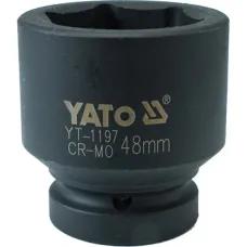 Головка торцевая ударная YATO 6-гранная 1"  48мм х 73мм YT-1197