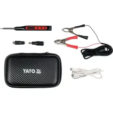 Паяльник портативний цифровий YATO 9-24В 18-65 Вт 90-480 °C наконечник Т12 YT-82490