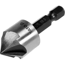 Свердло конуснезенкер для металу 16.5х45мм хвостовик HEX 1/4" YATO YT-44725