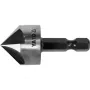 Свердло конуснезенкер для металу 20.5х45мм хвостовик HEX 1/4" YATO YT-44726