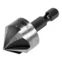 Свердло конуснезенкер для металу 20.5х45мм хвостовик HEX 1/4" YATO YT-44726