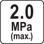 Шланг пневматичний ПВХ на котушці YATO 1/4" Ø 9.5 мм 20Bar 20 м автомат. змотка YT-24251