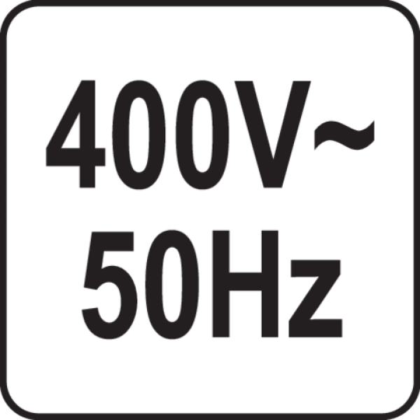 Нагрівач приміщень мережевий з вентилятором YATO 400 В 5 кВт S≤48м2 різ 40/2500/5000 Вт YT-99695