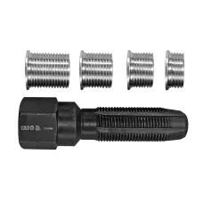 Набор для ремонта резьбы свечей зажигания YATO M14x1.25 / M16x1.25 5элем. YT-17582