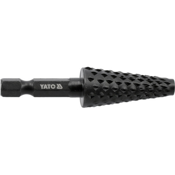 Фреза рашпильна конусна по дереву YATO HEX 1/4" Ø15х65мм YT-61740