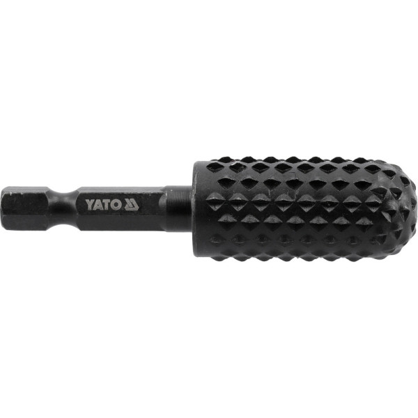 Фреза рашпильна циліндрична по дереву YATO HEX 1/4" Ø16х65мм YT-61741