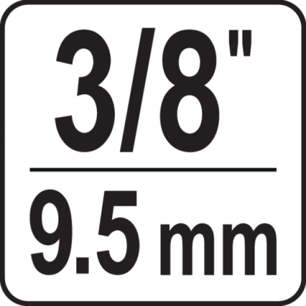Тріскачка пряма 3/8" 90Т YATO YT-03242 210мм YT-03242