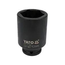 Головка торцева ударна 6-гранна 3/4" глибока 90 мм YATO 42 мм YT-1142
