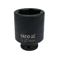 Головка торцева ударна 6-гранна 3/4" глибока 90 мм YATO 48 мм YT-1148