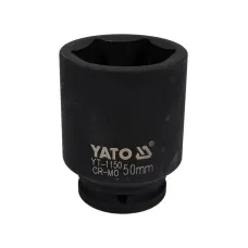 Головка торцева ударна 6-гранна 3/4" глибока 90 мм YATO 50 мм YT-1150