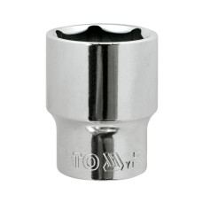 Головка торцева 6-гранна квадрат 1/2" коротка YATO 1" YT-5090
