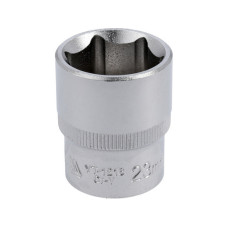 Головка торцева 6-гранна 1/2" М23 коротка YATO YT-1216