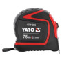 Рулетка измерительная 7.5м x 32мм YATO стальная лента миллиметровая шкала YT-71086