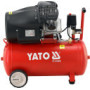 Компресор мережевий YATO 230 В 2.2 кВт 8Bar 392 л/хв 50 л YT-23306