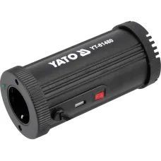 Перетворювач напруги YATO з 12 В DC на 230 В 150 Вт/300 Вт AC USB YT-81480