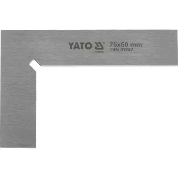 Косинець слюсарний 90° YATO 75х50мм YT-70750 YT-70750