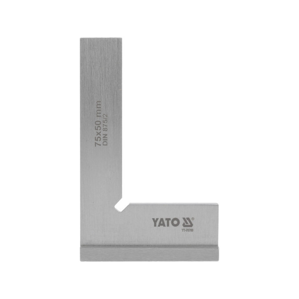 Косинець слюсарний 90° з черевиком YATO 75х50 мм YT-70760 YT-70760
