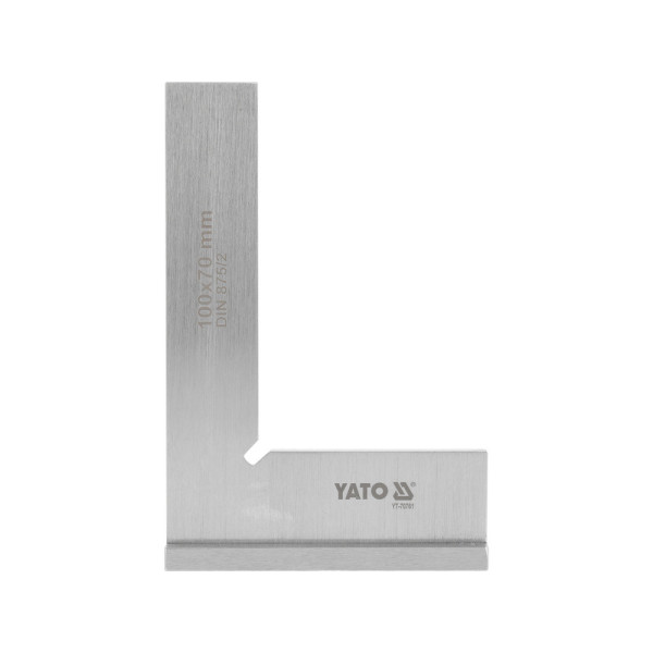 Косинець слюсарний 90° з черевиком YATO 100х70 мм YT-70761 YT-70761