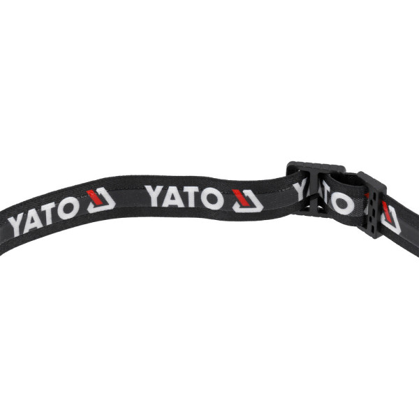 Ліхтар налобний акумуляторний YATO Li-Po 3.7 В 0.35 А·год 6режимів льон.85/50/30/20 м YT-085944 YT-085944