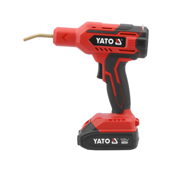 Паяльник для пластику акумуляторний YATO Li-Ion 18 В 2 А·год 60 Вт макс.500oC у кейсі YT-824482 YT-824482