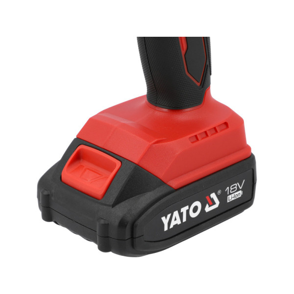 Паяльник для пластику акумуляторний YATO Li-Ion 18 В 2 А·год 60 Вт макс.500oC у кейсі YT-824482 YT-824482