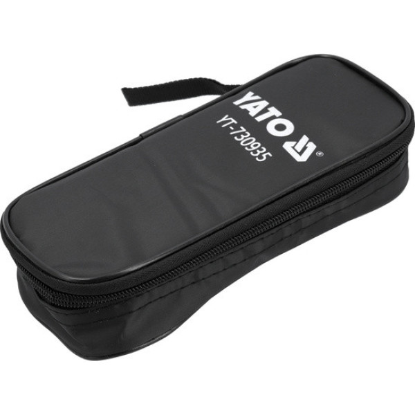 Мультиметр-клещі TRUE RMS-електр. параметрів YATO AC/DC 0-600А 0-600 В YT-730935 YT-730935