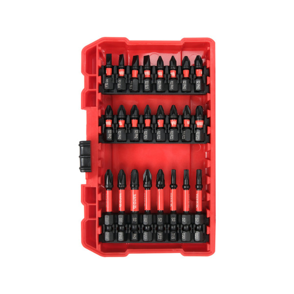 Набор насадок отверточных ударных SL / PH / PZ / Torx 1/4" YATO 37элем YT-04616 YT-04616