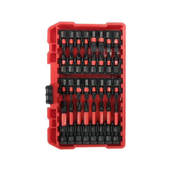 Набір насадок викруткових ударних SL/PH/PZ/Torx 1/4" YATO 54елем YT-04617 YT-04617