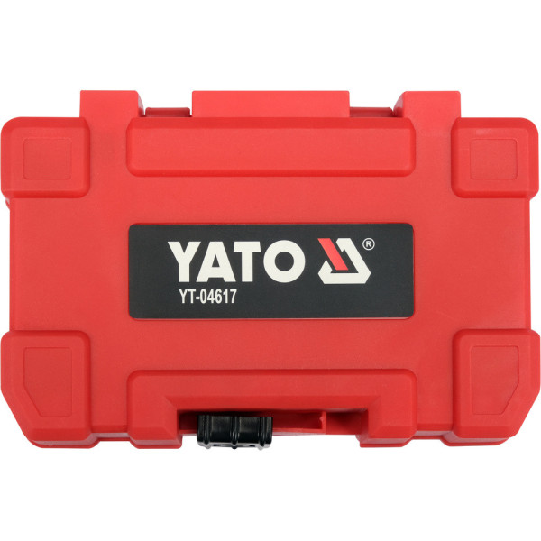 Набір насадок викруткових ударних SL/PH/PZ/Torx 1/4" YATO 54елем YT-04617 YT-04617