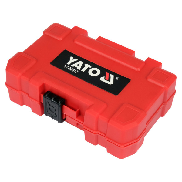 Набір насадок викруткових ударних SL/PH/PZ/Torx 1/4" YATO 54елем YT-04617 YT-04617