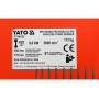 Измельчитель пней бензиновый YATO 9кВт  420см3, вис/глиб зрізу- 25/ 17см, бак- 6,5 лYT-86125 YT-86125