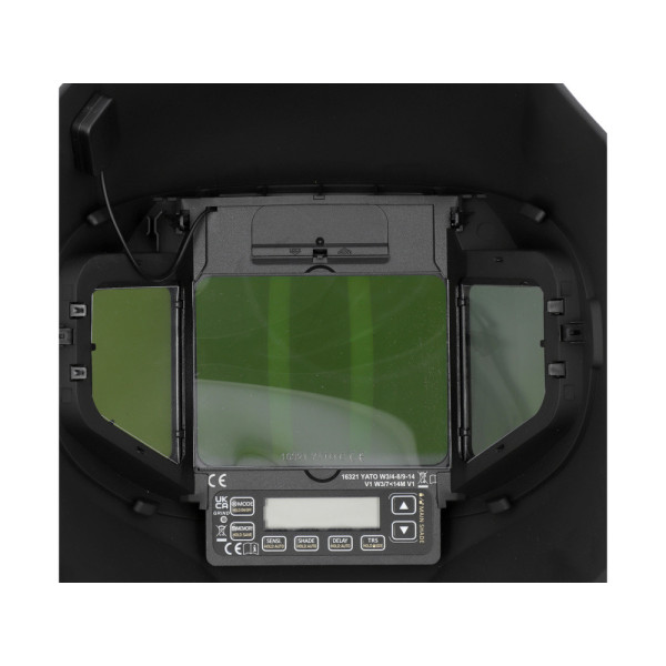 Сварочная маска YATO ASTRO DIGITAL TRUE COLOR с автозатемняющимся фильтром 117х156мм окно108х82мм YT-73938 YT-73938