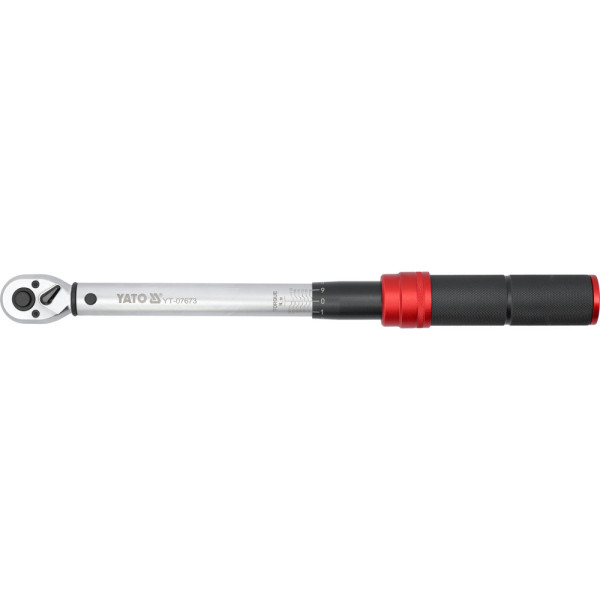 Ключ динамометричний YATO квадрат 3/8" 10-120 Нм 390-405мм YT-07673 YT-07673