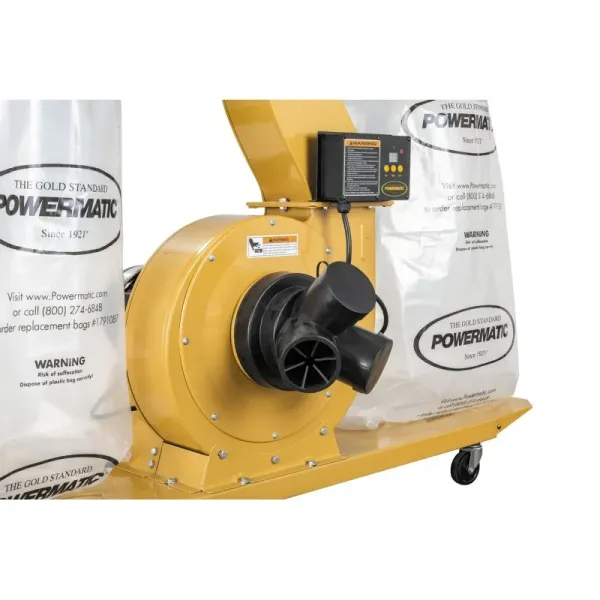 Витяжна установка POWERMATIC PM1900CK 400 В 3.8 (2.25) кВт 2900 м3/год 300 л (2 М) PM1900CK
