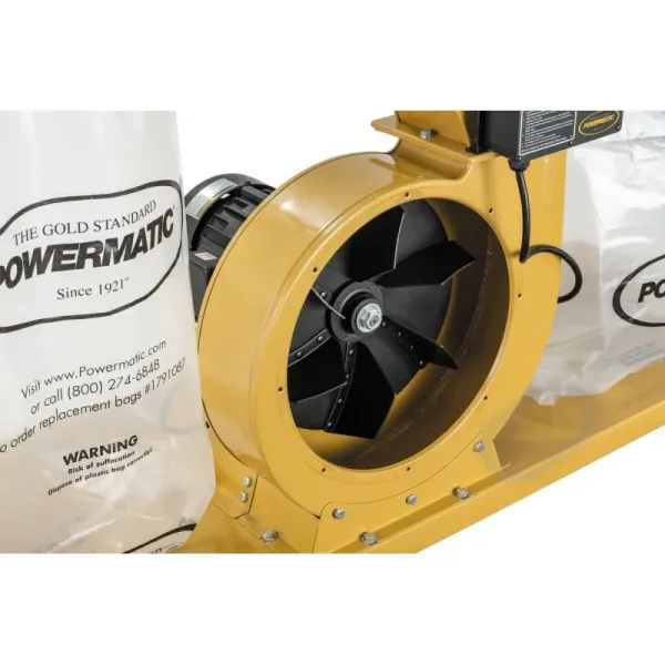 Витяжна установка POWERMATIC PM1900CK 400 В 3.8 (2.25) кВт 2900 м3/год 300 л (2 М) PM1900CK