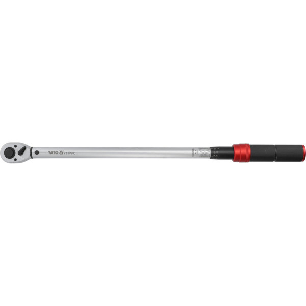 Ключ динамометричний YATO квадрат 3/4" 100-500 Нм 585-605мм YT-07680 YT-07680