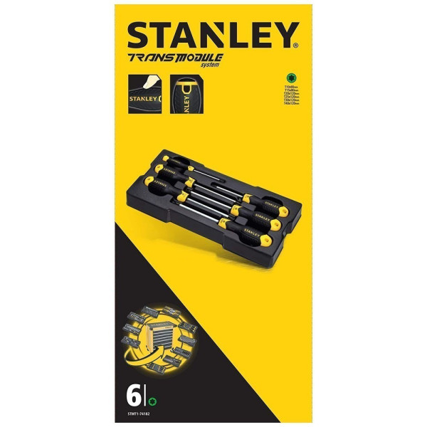 Набор отверток Stanley CushionGrip Torx Т10-Т40 6шт. STMT1-74182 STMT1-74182