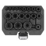 Набор головок торцевых TORX Plus Е4-Е32 YATO квадрат 1/4"/3/8"/1/2" 19 шт.YT-05197 YT-05197