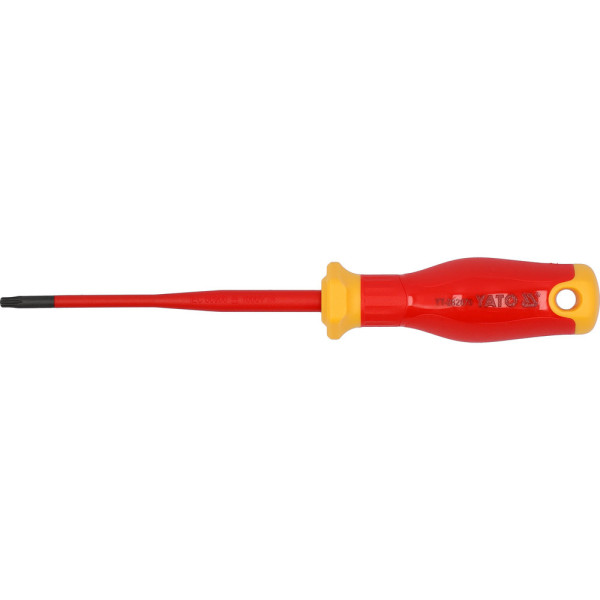 Викрутка TORX діелектрична ізольована до 1000 В YATO T15х100/188 мм YT-282670 YT-282670