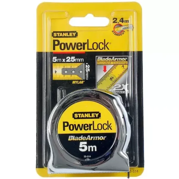 Рулетка Micro Powerlock Blade Armor STANLEY 5 мх25 мм 0-33-514 0-33-514