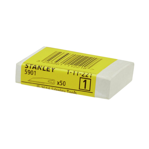 Лезо ножа "ланцет" пряме STANLEY паковання 50 шт.1-11-221 1-11-221