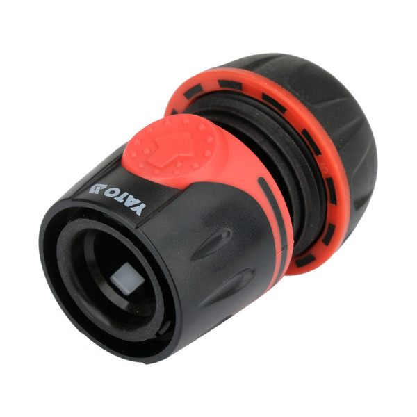 Муфта быстросъемная с функцией STOP для водяных шлангов 3/4"  YATO YT-89013 YT-89013